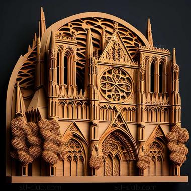 3D model notre dame (STL)